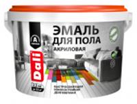 Эмаль для пола акриловая DALI 2,2кг База А, Россия, код 04101280015, штрихкод 466000965132, артикул 65132