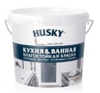 HUSKY Краска для кухонь и ванных комнат (2,5л), РОССИЯ, код 0410202054, штрихкод 469036402740, артикул 32503