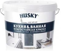 HUSKY Краска для кухонь и ванных комнат (5л), РОССИЯ, код 0410202055, штрихкод 469036402741, артикул 32504