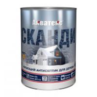 Акватекс СКАНДИ (новый дизайн) (кроющий антисептик для дерева) 0,75 л (слоновая кость), РОССИЯ, код 0410316349, штрихкод 466000965150, артикул 65150