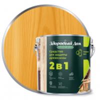 Деревозащитное средство Здоровый Дом 2в1 Орегон 2,7л Л-С, Россия, код 04103170035, штрихкод 460329204418, артикул 9592392