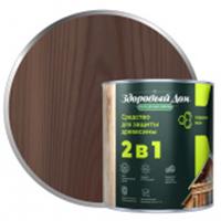 Деревозащитное средство Здоровый Дом 2в1 Палисандр 0,8л Л-С, Россия, код 04103170040, штрихкод 460329204429, артикул 9592399