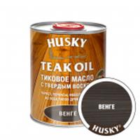 HUSKY Тиковое масло с твердым воском Венге (0,9л 6шт), РОССИЯ, код 0410319104, штрихкод 469036405381, артикул 34307
