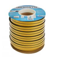 Уплотнитель самоклеящийся ЧЕРНЫЙ (1к-6шт) (двойной) D40, 14х12 мм, Китай, код 0420203005, штрихкод 461002911287, артикул SD-55