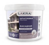 Шпатлевка акриловая фасадная атмосферостойкая Лакра 9 кг, Россия, код 0430713116, штрихкод 460329204669, артикул 9593093