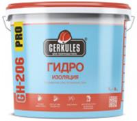 Гидроизоляция эластичная Геркулес PRO GH-206 5кг (Ведро), Россия, код 0430802005, штрихкод 460700899925, артикул НГ000048960