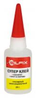 Супер клей цианоакрилатный SILFIX флакончик 20 гр. (20шт/кор), ТУРЦИЯ, код 0440507025, штрихкод 465019911547, артикул SF-SUPER
