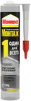 Монтажный клей-герметик Момент Монтаж Один для всего Прозрачный (280мл), КИТАЙ, код 0440603047, штрихкод 466028650002, артикул 3003424