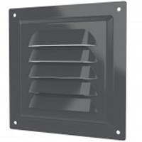 Решетка вентиляционная 125х125мм (металл) 1212МЭ Gray, Россия, код 04502020027, штрихкод 460509808369