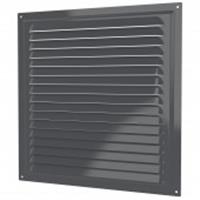 Решетка вентиляционная 300х300мм (металл) 3030МЭ Gray, Россия, код 04502020034, штрихкод 460509808389