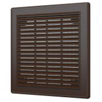 Решетка вентиляционная коричневая, 210х210мм (сетка) 2121Р, Россия, код 04502020024, штрихкод 460509800323