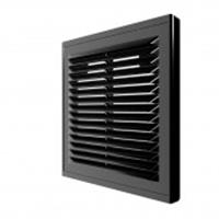 Решетка вентиляционная черная 150х150мм (сетка), 1515Р Black, Россия, код 04502020019, штрихкод 460509809298