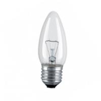 Лампа ДС 40Вт Е27 Свеча, Россия, код 0510502023, штрихкод 466039780017, артикул 121834