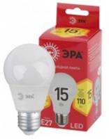 Лампа 15W Эра Red line LED A60-15W-827-E27 R 15Вт груша теплый белый свет, Китай, код 05103010130, штрихкод 505630608770, артикул Б0046355
