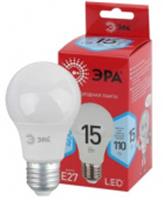 Лампа 15W Эра Red line LED A60-15W-840-E27 R 15Вт груша нейтральный белый свет, Китай, код 05103010131, штрихкод 505630608773, артикул Б0046356