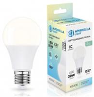 Лампа 602004 LED A60 20W IC E27 4000K 175-265V, Китай, код 05103010235, штрихкод 465030461959, артикул 602004