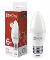 6W Лампа сд LED-СВЕЧА-VC 6Вт 230В Е27 4000К 570Лм IN HOME, КИТАЙ, код 05103020030, штрихкод 469061202041, артикул 4690612020419