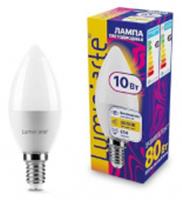 Свеча 10W LUMIN'ARTE, C37 10Вт 800лм 3000К Е14 И, Китай, код 05103030143, штрихкод 463001526772, артикул LSTD-C37-10W3KE14