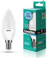 Лампа Camelion LED C35 12/845/E14 12Вт 220В, Китай, код 05103030183, штрихкод 489511788543, артикул 13689