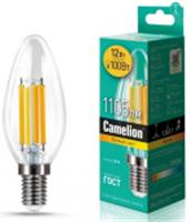 Лампа светодиодная Camelion LED12-C35-FL/830/E14 12Вт 220В, Китай, код 05103030194, штрихкод 489511788529, артикул 13708