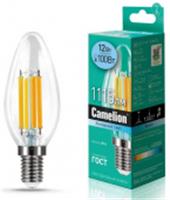 Лампа светодиодная Camelion LED12-C35-FL/845/E14 12Вт 220В, Китай, код 05103030195, штрихкод 489511788530, артикул 13709
