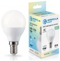 Лампа 11W LED P45 11W IC E14 4000K 175-265V, Китай, код 05103050118, штрихкод 465030461970, артикул 451114