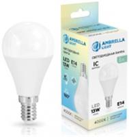 Лампа 13W  LED P45 13W IC E14 4000K 175-265V, Китай, код 05103050121, штрихкод 465030461973, артикул 451314