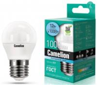 Лампа 12W Camelion LED G45 12/845/E27 /12Вт 220В, Китай, код 05103060168, штрихкод 489511788587, артикул 13696