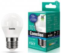 Лампа Camelion LED G45 12/865/E27 12Вт 220В, Китай, код 05103060169, штрихкод 489511788589, артикул 13698