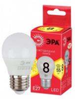 Лампа 8W ЭРА RED LINE LED P45-8W-827-E27 R Е27/E27 8 Вт шар теплый белый свет, Китай, код 05103060180, штрихкод 506307901317, артикул Б0053028