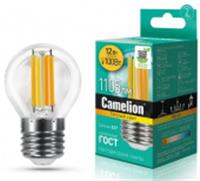 Лампа светодиодная Camelion LED12-G45-FL/830/E27 12Вт 220В, Китай, код 05103060178, штрихкод 489511788535, артикул 13714