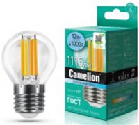 Лампа светодиодная Camelion LED12-G45-FL/845/E27 12Вт 220В, Китай, код 05103060179, штрихкод 489511788536, артикул 13715
