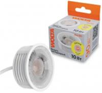 Модуль WOLTA WDL-MR16-220V10W3K-LC с линзой 10Вт 900лм 3000K угол 60, Китай, код 05103210229, штрихкод 463001526906