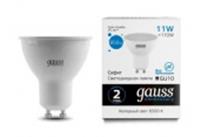 11W Лампа Gauss Elementary MR16 850lm 6500K GU10 LED, КИТАЙ, код 05103220142, штрихкод 462718448890, артикул 13631
