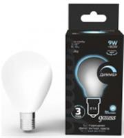 Лампа Gauss Filament Шар 9W 610lm 4100К Е14 milky диммируемая LED, КИТАЙ, код 05103260167, штрихкод 463003297685, артикул 105201209-D