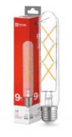 Лампа LED-T30-deco 9Вт 230В Е27 4000К 1140Лм 225мм прозрачная IN HOME, КИТАЙ, код 05103260144, штрихкод 469061205088, артикул 4690612050881