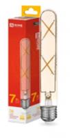 Лампа LED-T30-deco gold 7Вт 230В Е27 3000К 720Лм 185мм золотистая IN HOME, КИТАЙ, код 05103260146, штрихкод 469061205086, артикул 4690612050867