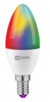 Лампа сд LED-СВЕЧА-RGBW-SMART 11Вт 230В димм. Е14 3000-6500К 990Лм IN HOME, шт, КИТАЙ, код 05103280004, штрихкод 469061205004, артикул 4690612050041