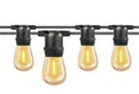 Гирлянда Белт Лайт Gen-Beltlight-5M-10E27-IP65 Black (Шаг 50См/16а/2*1,5mm +3m шнур), Китай, код 0510500101, штрихкод 465032562059, артикул 663001