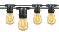Гирлянда Белт Лайт Gen-Beltlight-5M-15E27-IP65 Black (Шаг 30См/16а/2*1,5mm +3m шнур), Китай, код 0510500103, штрихкод 465032562060, артикул 663002