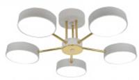 Люстра Escada 10262/5 LED*64W White/Gold, Китай, код 05202040246, штрихкод 505037097129