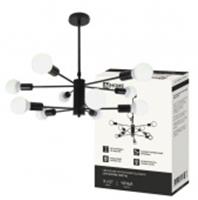 Люстра LOFT SPUTNIK-10E27-BL 10хЕ27 черный IN HOME, Китай, код 05202040223, штрихкод 469061206272, артикул 4690612062723