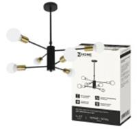 Люстра LOFT SPUTNIK-6E27-BLT 6хЕ27 черный, латунь IN HOME, Китай, код 05202040230, штрихкод 469061206269, артикул 4690612062693
