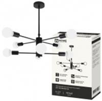 Люстра LOFT SPUTNIK-8E27-BL 8хЕ27 черный IN HOME, Китай, код 05202040222, штрихкод 469061206270, артикул 4690612062709