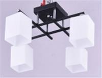 Люстра LV 9184/4 Алькор Черный/хром E27 40W 500х500х265, Китай, код 05202061537, штрихкод 400125262665, артикул 00ЦБ-001770