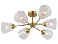 Люстра Escada 1104/6P E14*60W Brass, Китай, код 05202061543, штрихкод 505037097876, артикул 1104/6P Brass