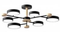 Потолочный cветильник LED4U L3214-750 BK, Китай, код 05202061513, штрихкод 461019212013