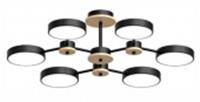 Потолочный cветильник LED4U L3216-730 BK, Китай, код 05202061516, штрихкод 461019212019