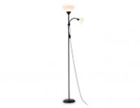 Торшер TR97629 BK черный E27+E14 max 40W D245/100*1770, Китай, код 05202220042, штрихкод 466023203032