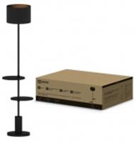 Торшер ТНО 09-2ПЕ27-BB USB-C две полки, черный абажур, черное основ IN HOME, Китай, код 05202220101, штрихкод 469061206165, артикул 4690612061658